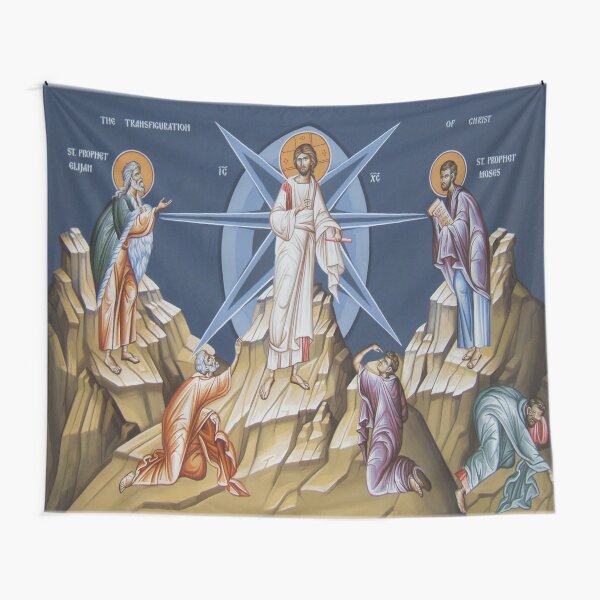 Orthodox Christian Icon the Transfiguration of Christ Tapestry