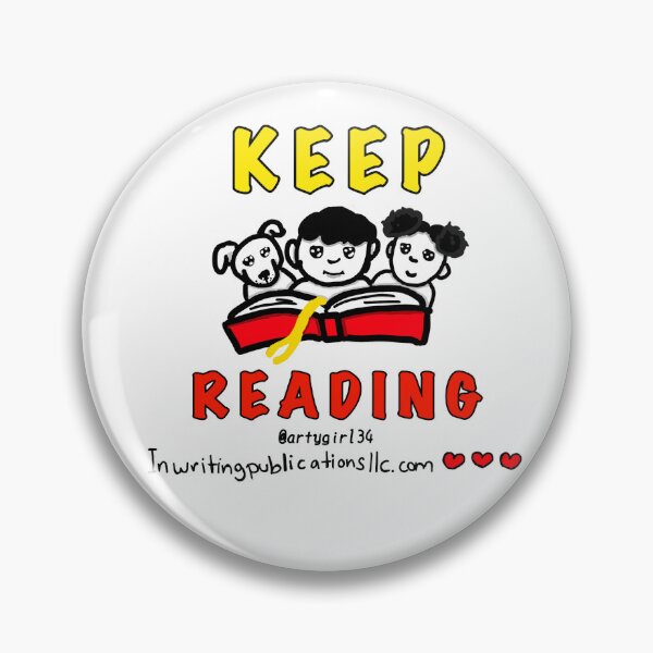 Item preview, Keep Reading Sticker designed and sold by Artygirl34.