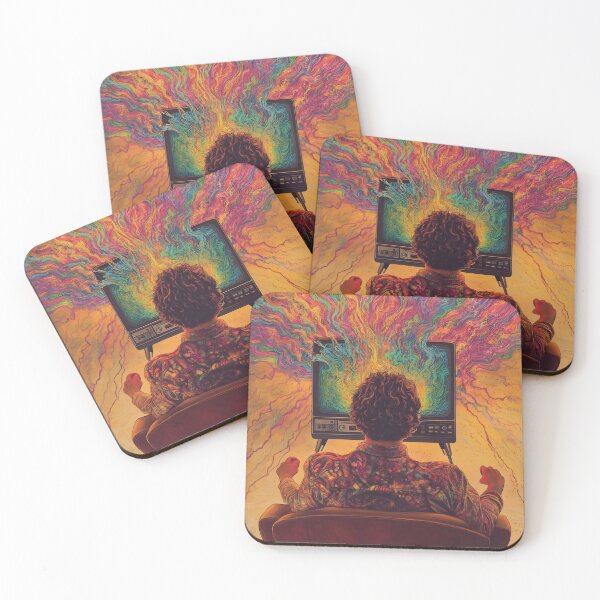 Item preview, Television Hypnosis - Psychedelic Print designed and sold by ManyMelany.