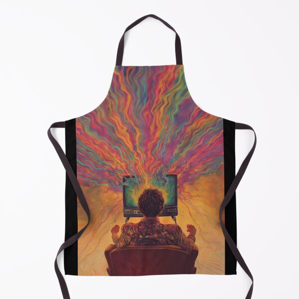 Item preview, Television Hypnosis - Psychedelic Print designed and sold by ManyMelany.