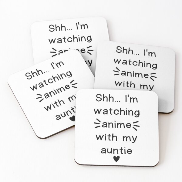 Item preview, Shh I'm Watching Anime With My Auntie Cute Funny designed and sold by CuteLovelyDesigns.