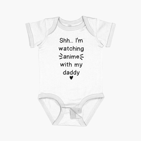Item preview, Shh I'm Watching Anime With My Daddy Cute Dad designed and sold by CuteLovelyDesigns.