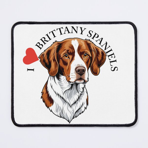 Item preview, I (HEART) Brittany Spaniels designed and sold by MSWaterworks.