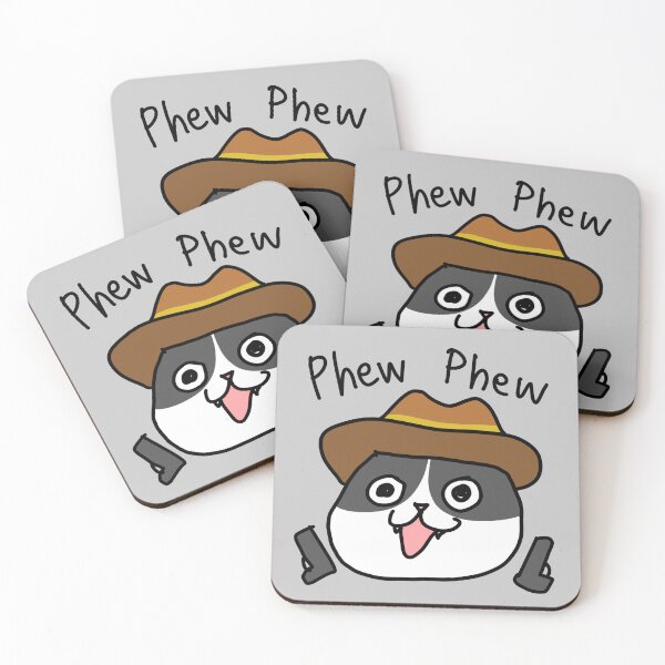 Item preview, Phew Phew Cat designed and sold by LifeWithMeme.