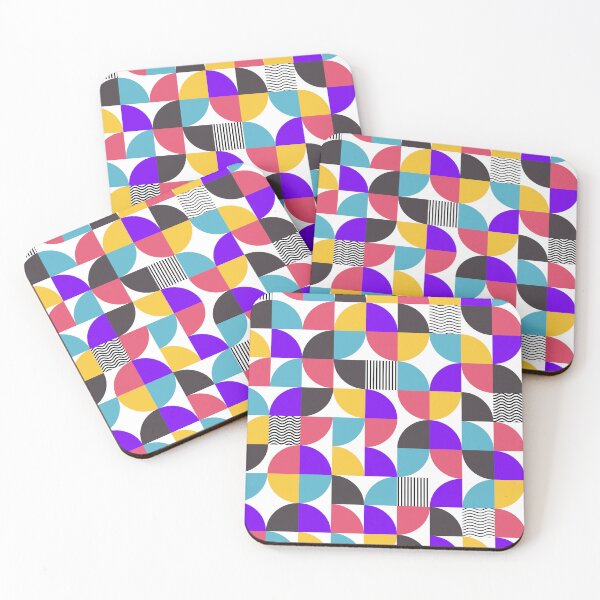 Artikelvorschau, Moderne abstrakte Wandkunst mit lebendigem geometrischem Design entworfen und verkauft von LATAMGallery.