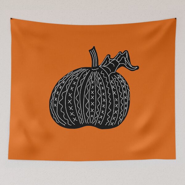 Item preview, Black and White Pumpkin designed and sold by RepeatCandy.