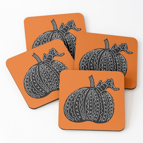 Item preview, Black and White Pumpkin designed and sold by RepeatCandy.