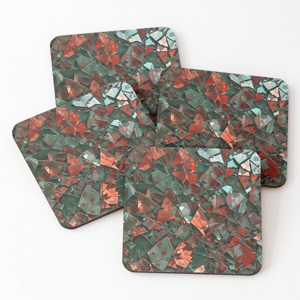 Item preview, Abstract Shattered Stained Glass Camouflage Pattern Design designed and sold by TheArtOfPat.