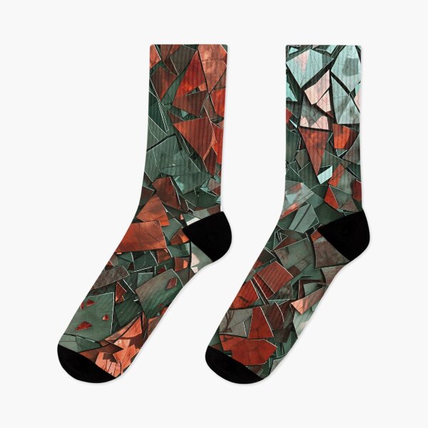 Item preview, Abstract Shattered Stained Glass Camouflage Pattern Design designed and sold by TheArtOfPat.