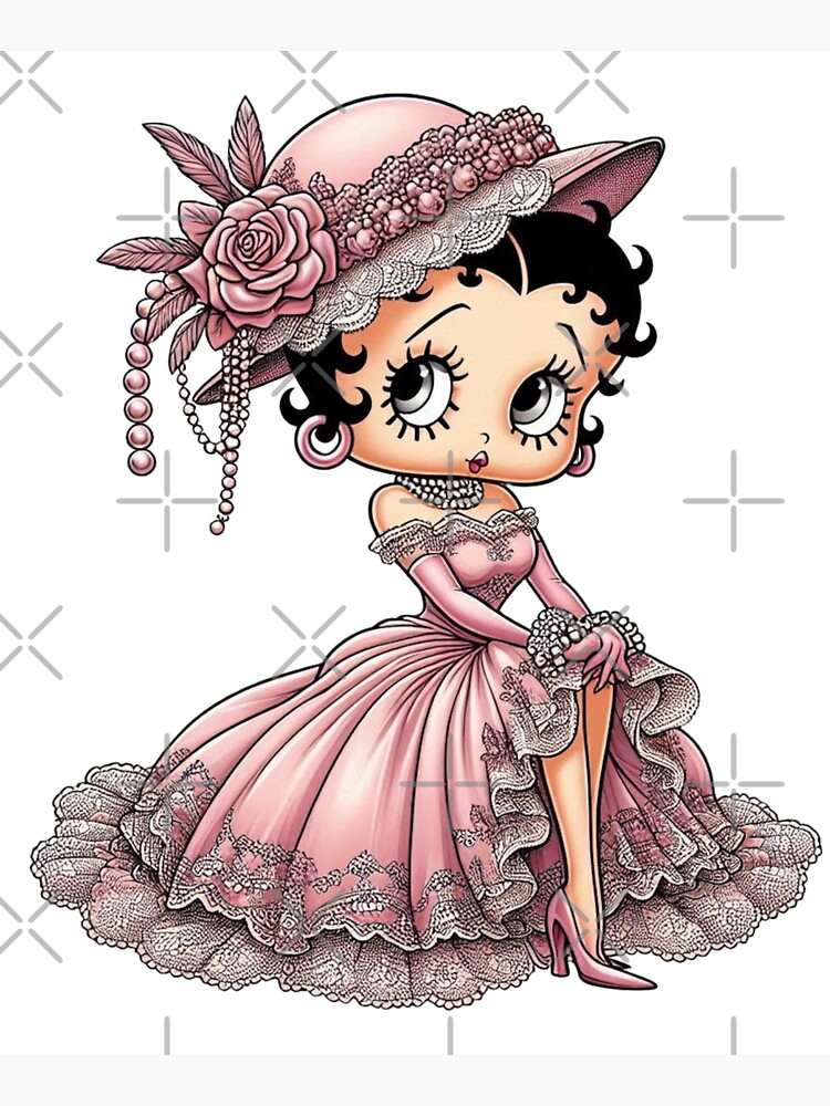 Betty Boop in Elegant Pink Hat and Lace Dress" Tote Bag for Sale by LyssasMindArt | Redbubble Betty Boop in Elegant Pink Hat and Lace Dress" Tote Bag for Sale by LyssasMindArt | Redbubble