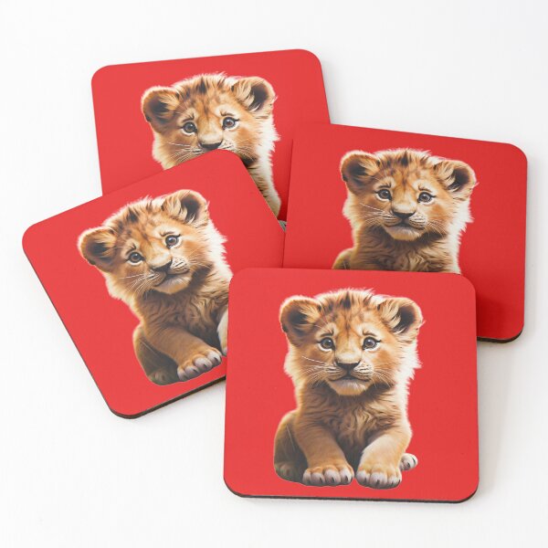 Item preview, cute little lion sitting designed and sold by GinnyGi.