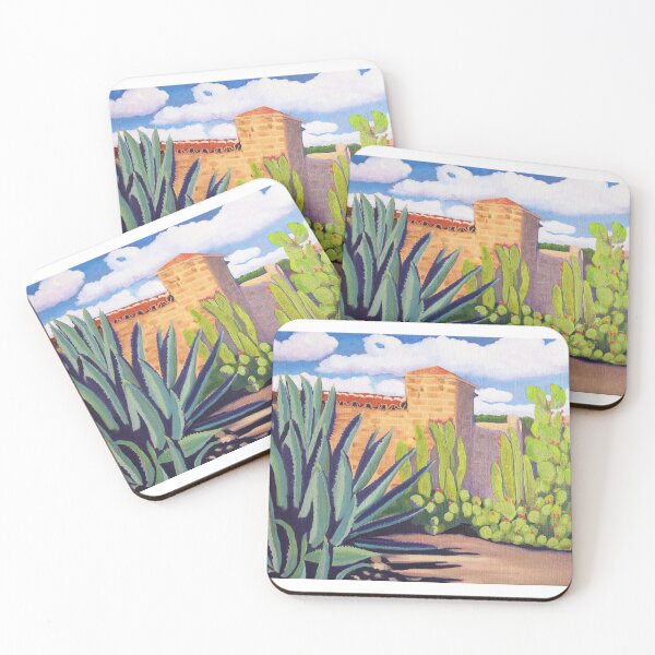 Item preview, Cactus Wall with Agave designed and sold by ArtfullyAprilC.