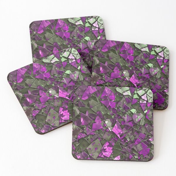 Item preview, Abstract Shattered Stained Glass Camouflage Pattern Design designed and sold by TheArtOfPat.