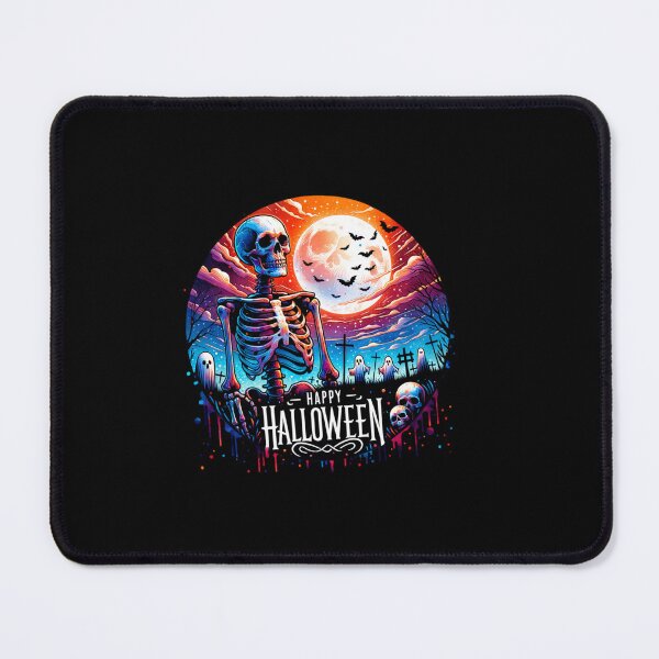 Item preview, Ghostly Gathering – Skeleton and Spirits Halloween Design designed and sold by artedigital99.