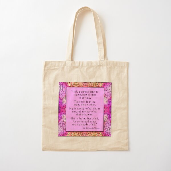 Vista previa del artículo con la obra «Cita de Santa Hildegarda de Bingen», diseñado y vendido por HippieLivysShop.