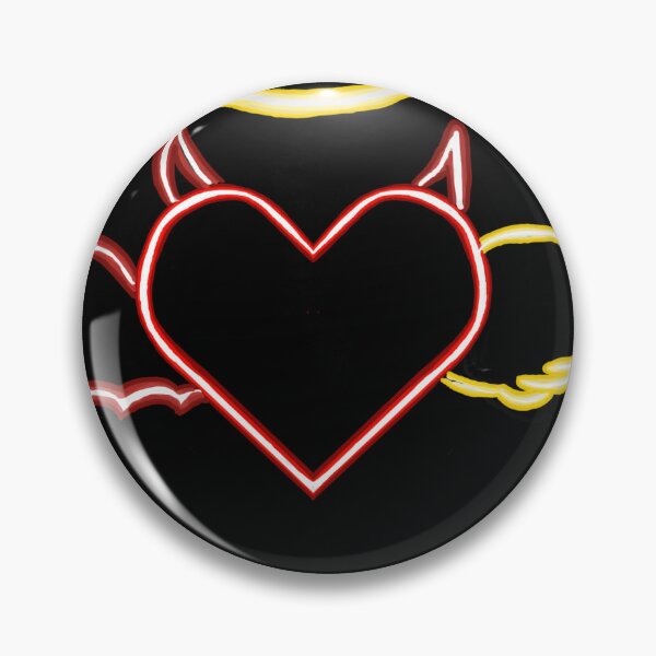 Item preview, Devil/angel heart designed and sold by Doodle-Creation.