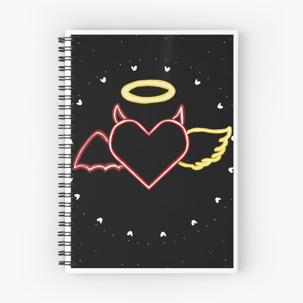 Item preview, Devil/angel heart designed and sold by Doodle-Creation.