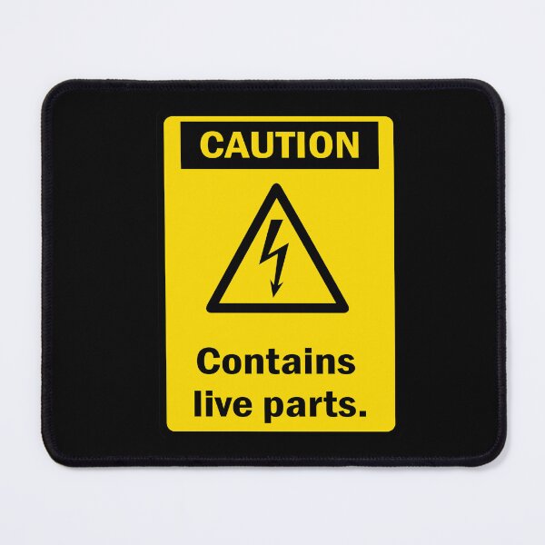 Item preview, Caution - Contains live parts. designed and sold by redblamer.