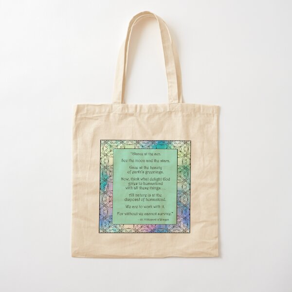 Vista previa del artículo con la obra «Cita de Santa Hildegarda de Bingen», diseñado y vendido por HippieLivysShop.