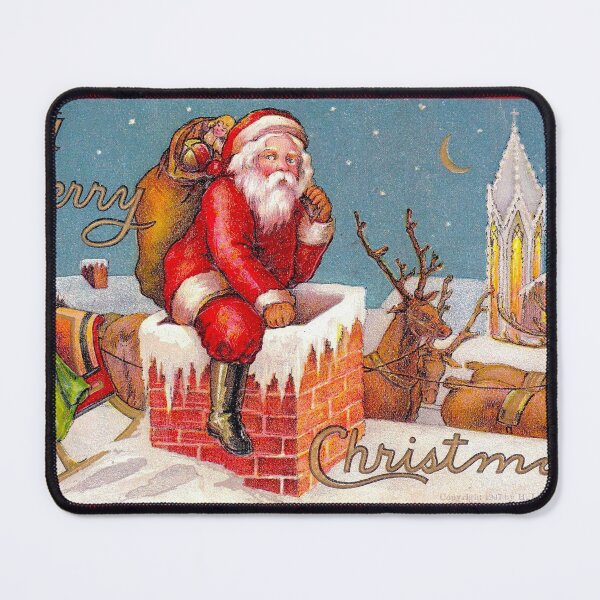 Item preview, Christmas Greetings Santa Claus 1907 designed and sold by forgottenbeauty.