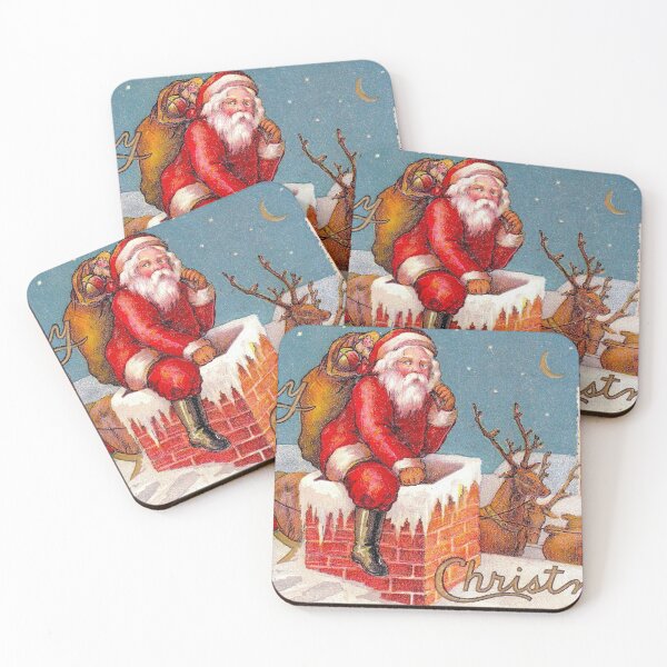 Item preview, Christmas Greetings Santa Claus 1907 designed and sold by forgottenbeauty.