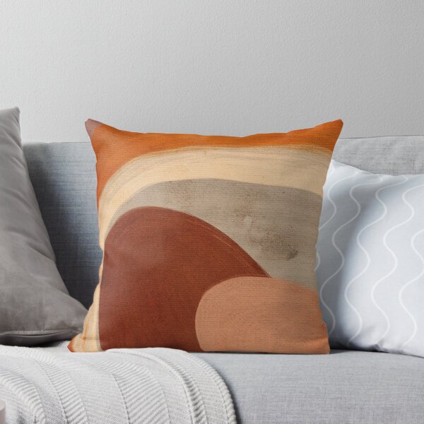 Item preview, Burnt Orange, Ecru And Sienna Brown Abstract Art designed and sold by DEC02.