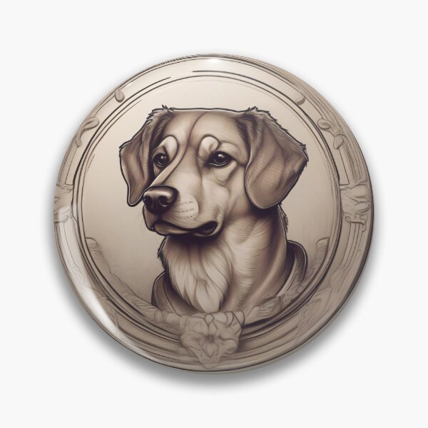Item preview, Toddy Coin Crypto Logo with Friendly Dog Toddy designed and sold by Phantasmal-2-do.