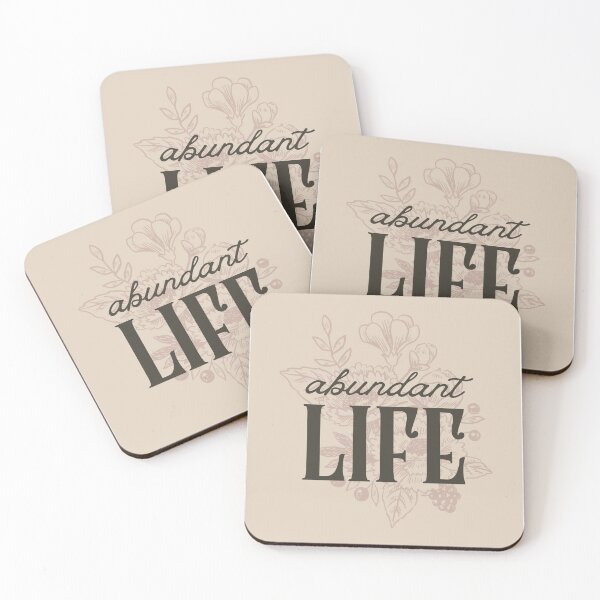 Item preview, Abundant Life Bible Verse Christian Cottagecore Vintage designed and sold by elikagrace.