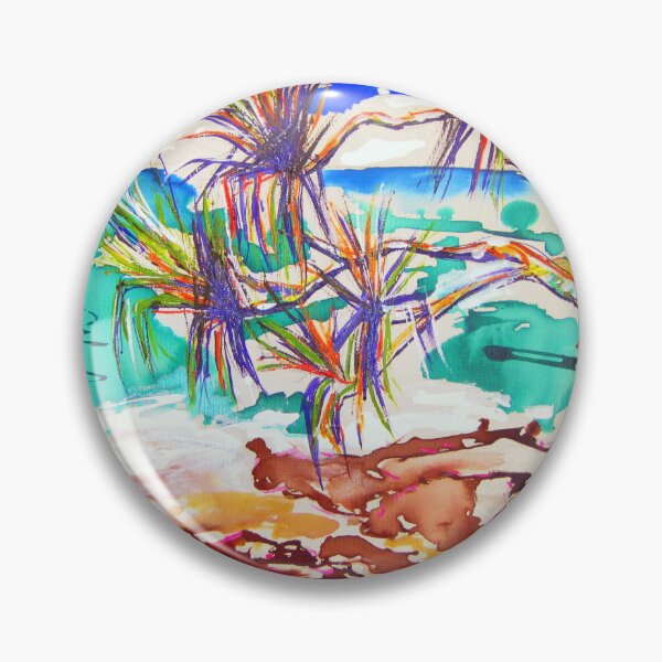 Item preview, Stradbroke Island  Pandanas in Ink/acrylic designed and sold by gillsart.