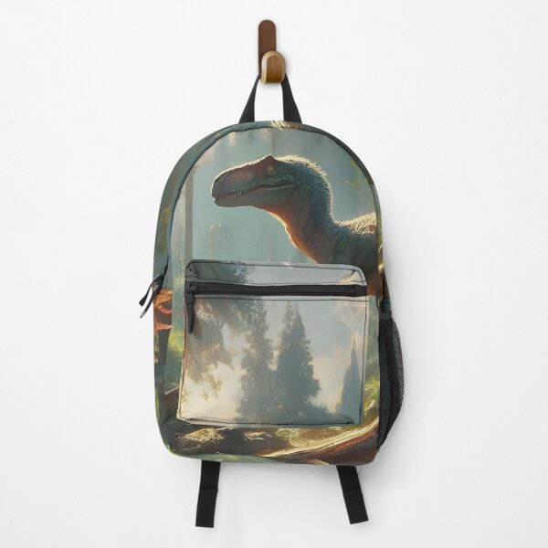 Item preview, Velociraptor in a Prehistoric Forest at Dawn designed and sold by CitrineLinker.