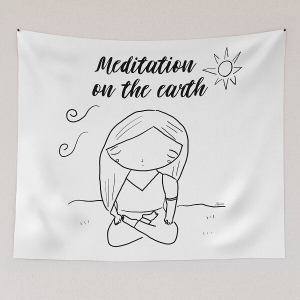 Item preview, Meditation on the earth designed and sold by tropicatown.