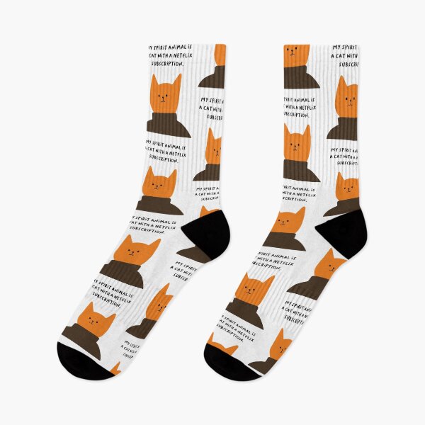 Item preview, My spirit animal is a cat with a Netflix subscription. | Handwritten-style Font designed and sold by RM-Journey.