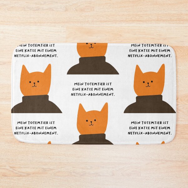 Item preview, Mein Totemtier ist eine Katze mit einem Netflix-Abonnement. | Handwritten-style Font designed and sold by RM-Journey.