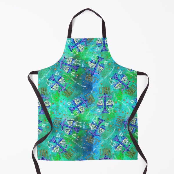 Item preview, Libra: September 23 - October 22. Libra Zodiac non directional print in alcohol ink and watercolor with simulated gold glitter accents. designed and sold by KariSmithDes.
