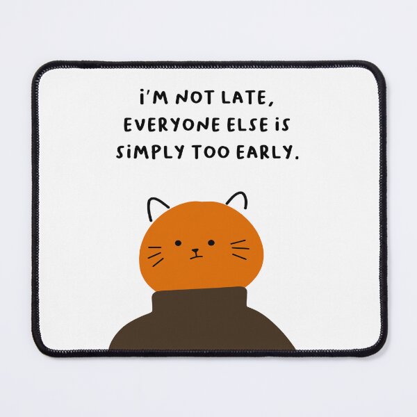Item preview, I’m not late, everyone else is simply too early. | Handwritten-style Font designed and sold by RM-Journey.