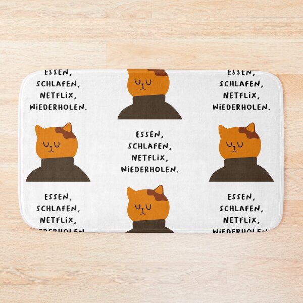 Item preview, Essen, schlafen, Netflix, wiederholen. | Handwritten-style Font designed and sold by RM-Journey.