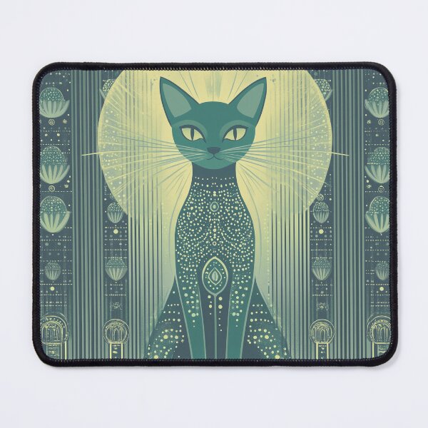 Item preview, Emerald lucky cat. designed and sold by Yolanda Cañardo Galve.