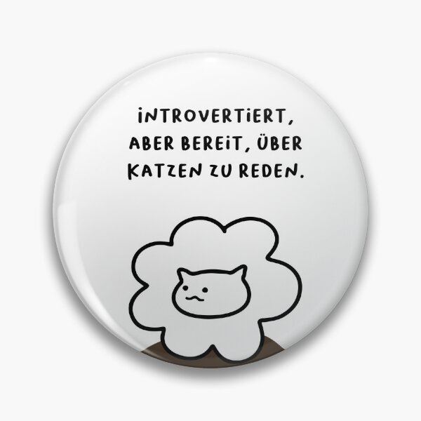 Item preview, Introvertiert, aber bereit, über Katzen zu reden. | Handwritten-style Font designed and sold by RM-Journey.