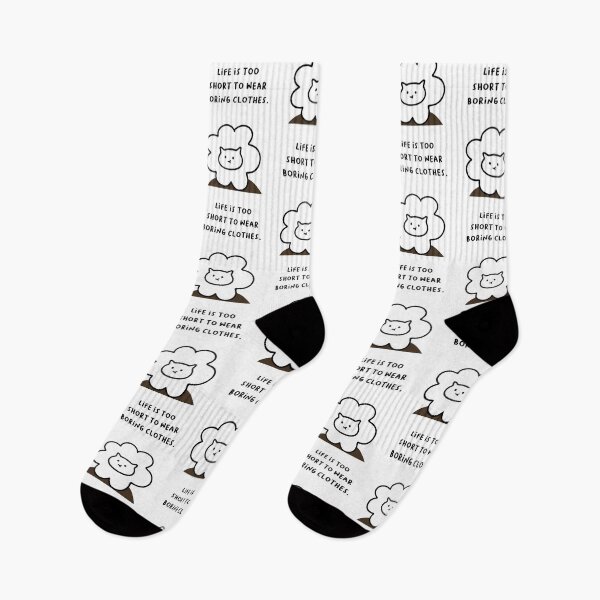Item preview, Life is too short to wear boring clothes. | Handwritten-style Font designed and sold by RM-Journey.