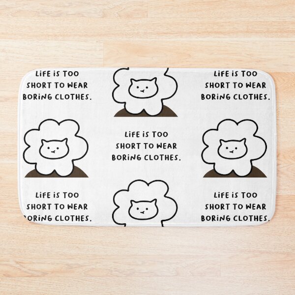 Item preview, Life is too short to wear boring clothes. | Handwritten-style Font designed and sold by RM-Journey.