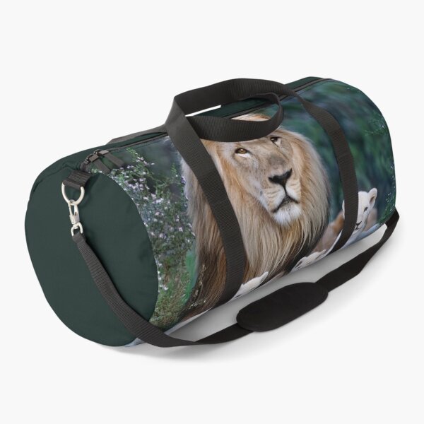 Item preview, A lion with his white cubs in the jungle. designed and sold by Karine Dupras.