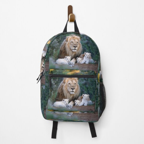 Item preview, A lion with his white cubs in the jungle. designed and sold by Karine Dupras.