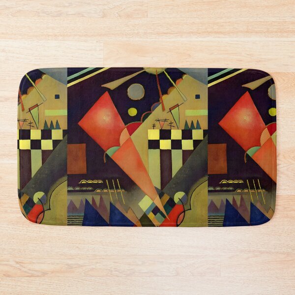 Item preview, Kandinsky Quiet Pink 1924 abstract painting designed and sold by PixDezines.