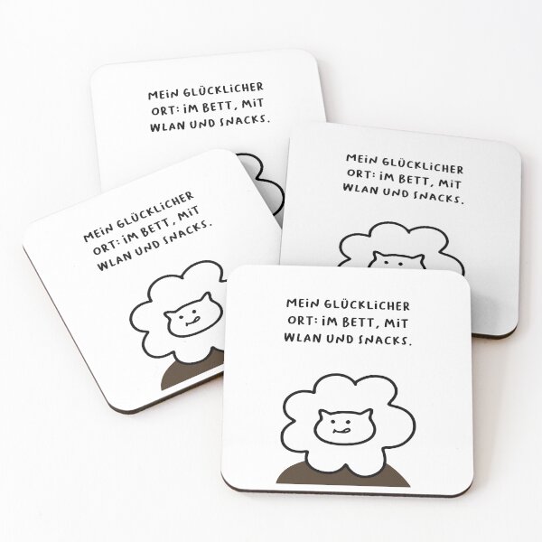 Item preview, Mein glücklicher Ort: Im Bett, mit WLAN und Snacks. | Handwritten-style Font designed and sold by RM-Journey.