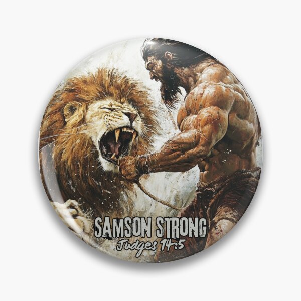 Item preview, Samson Strong: The Lion Slayer designed and sold by SpendieSellers.