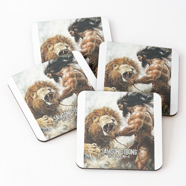 Item preview, Samson Strong: The Lion Slayer designed and sold by SpendieSellers.