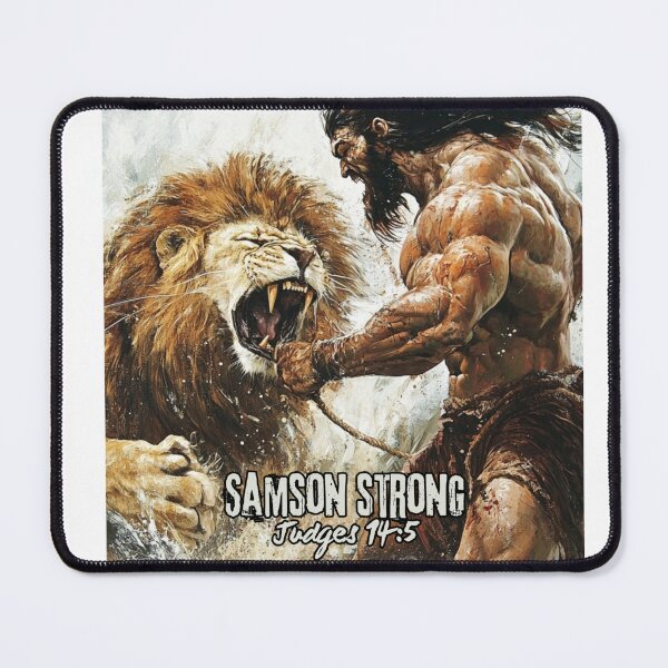 Item preview, Samson Strong: The Lion Slayer designed and sold by SpendieSellers.
