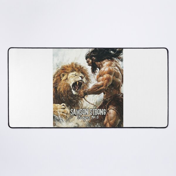 Item preview, Samson Strong: The Lion Slayer designed and sold by SpendieSellers.