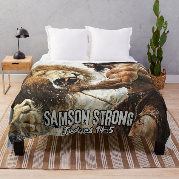Item preview, Samson Strong: The Lion Slayer designed and sold by SpendieSellers.