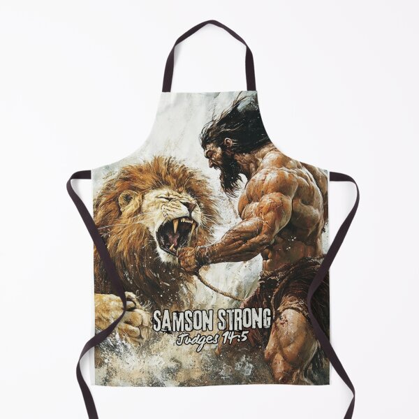 Item preview, Samson Strong: The Lion Slayer designed and sold by SpendieSellers.